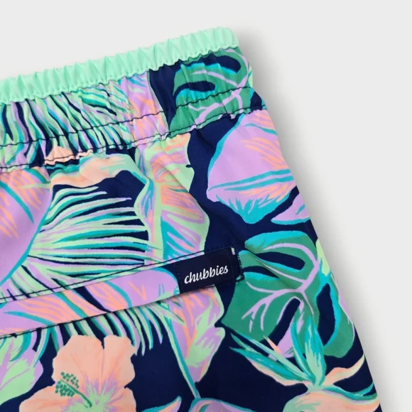 Men’s Chubbies The Night Faunas 7” Classic Swim Trunks Sz Small NWT - Picture 6 of 6